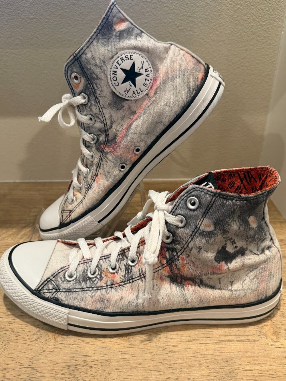 Converse All Star Joker Hi Top Sneakers Black White Men's Size 10
